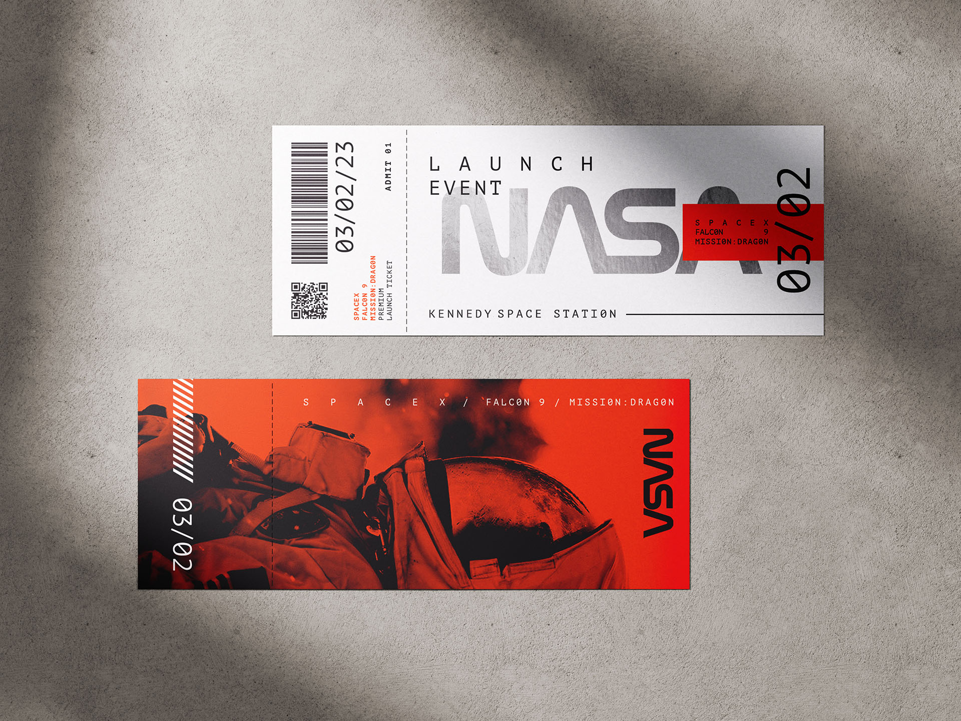 NASA event ticket